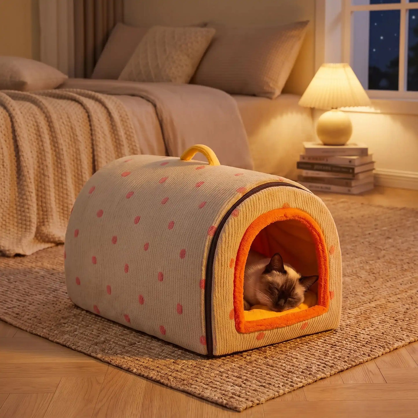 couchage pour chat siamois lampe nuit
