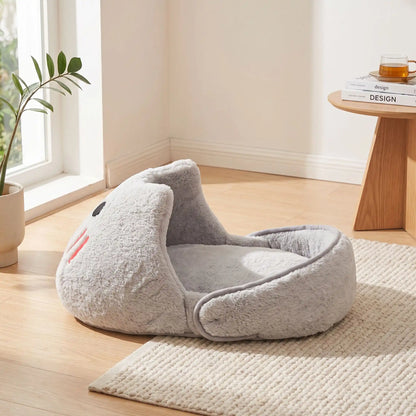 couchages pour chats couleur gris verre tapis