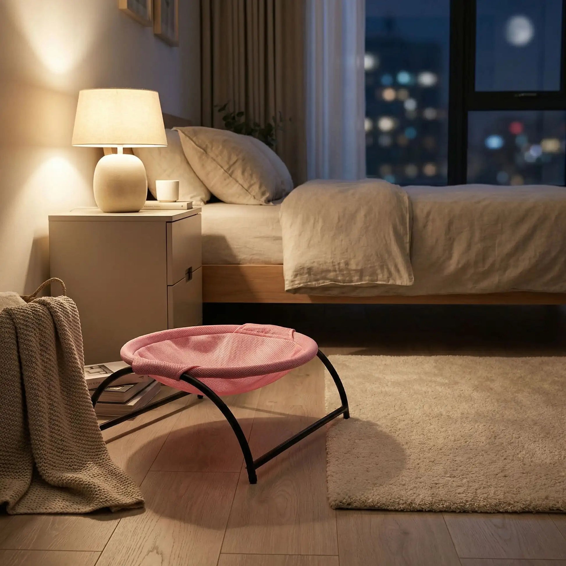 hamac pour chat rose lit coussin mug livre