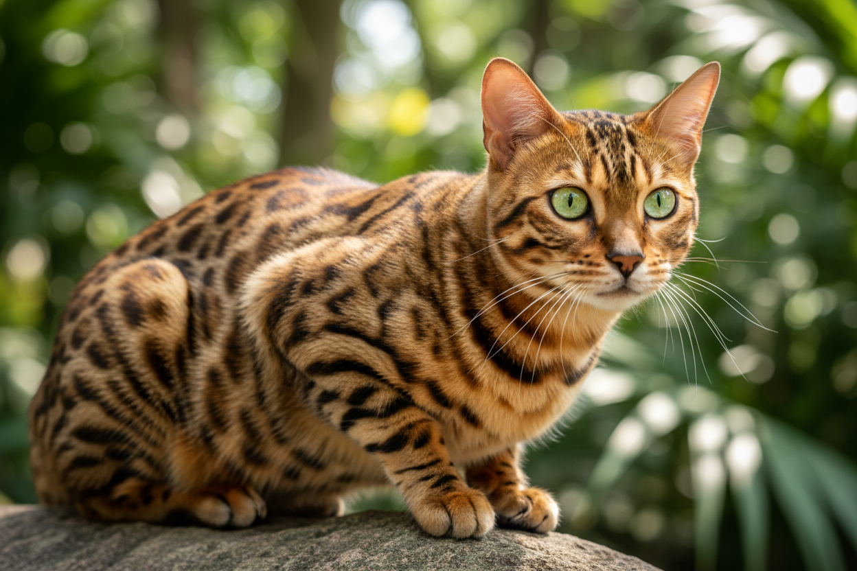 image de chat  Bengal