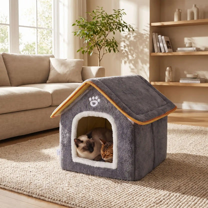 maison pour les chats siamois bengal dorment livre coussin
